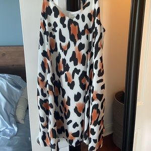 Leopard print PeachLove dress. Size small. Worn once.
